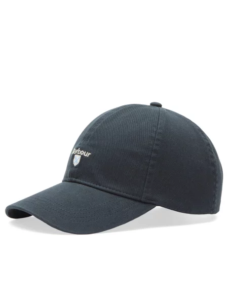 Czapka z daszkiem Barbour niebieska