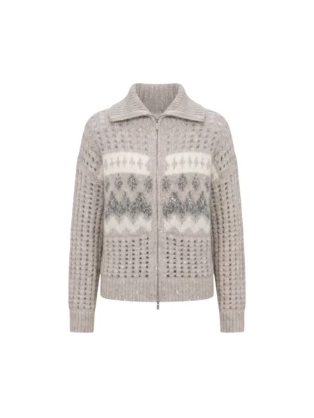 Lekki sweter Peserico szary