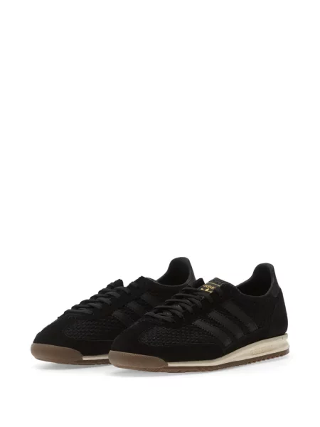 Papuci Adidas cu autograf cu model floral de drumeție negru