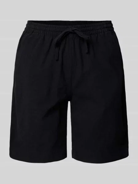 Szorty o kroju relaxed fit z elastycznym pasem model ‘Cissie’ Soyaconcept czarne