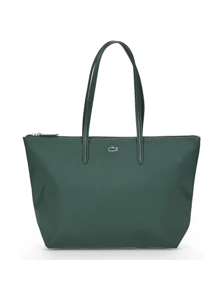 Shopper kabelka Lacoste zelená