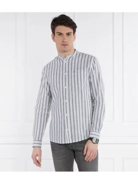 Tommy Jeans Cămașă | cu adaos de in