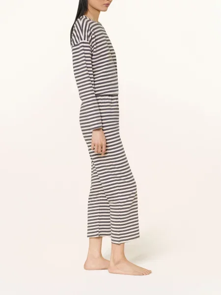 Short Stories Spodnie Do Spania grau białe