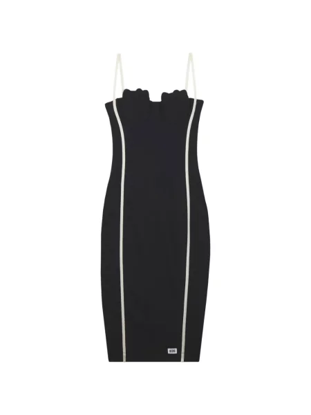 Rochie midi Gcds negru