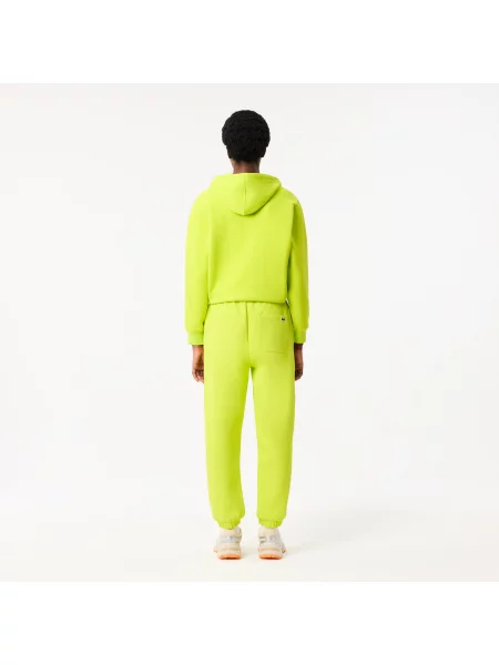 Lacoste Spodnie Dresowe Z Mieszanki Bawełny żółte