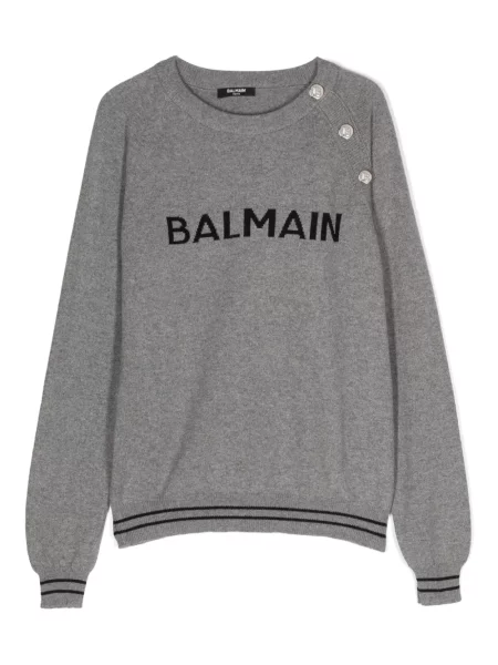 Sweter dziecięcy Balmain szary