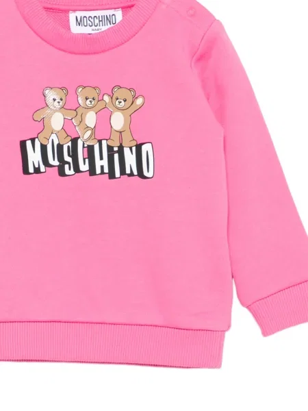 Bluza dziecięca Moschino różowa