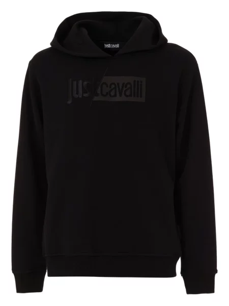 Hanorac cu glugă Just Cavalli negru