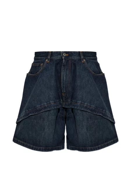 Pantaloni scurți din denim Loewe albastru