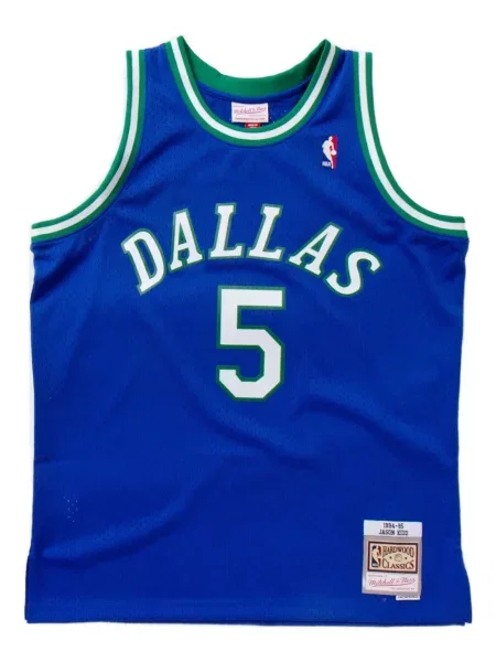 Cămașă Mitchell & Ness din jerseu albastru