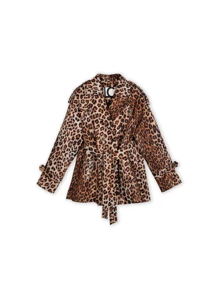 Lola Casademunt Prehoden plašč bež / rjava črna