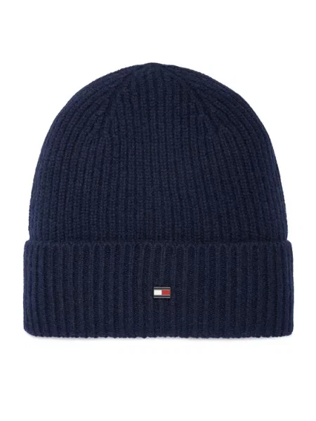 Căciulă Tommy Hilfiger Th Flag Bleumarin