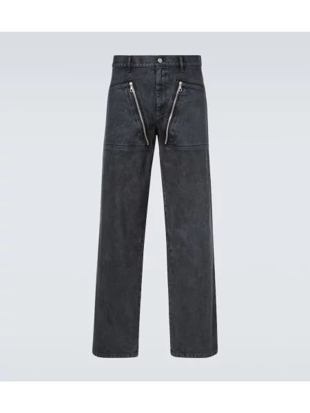 Blugi Dries Van Noten albastru