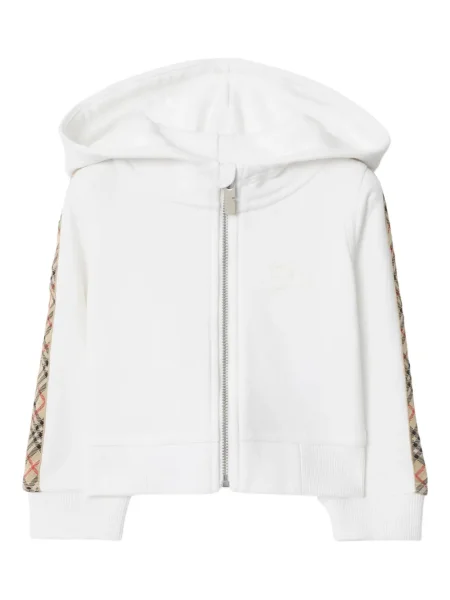 Bluza z kapturem dziecięca Burberry biała