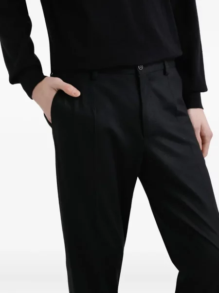 Pantaloni Dolce & Gabbana de lână negru