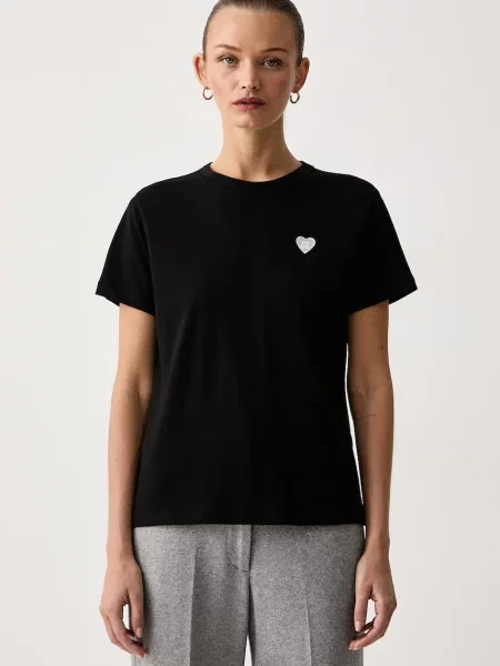 HUGO tricou pentru femei din negru