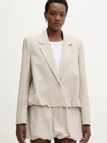 Isabelle Blanche sacou de costum pentru femei cu vâscoză bej
