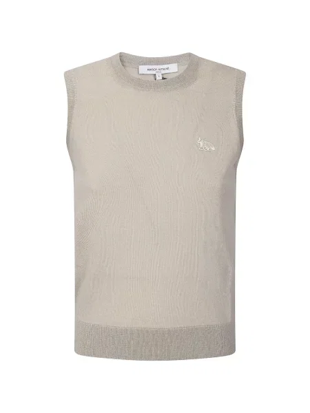 Vestă Maison Kitsune cu broderie