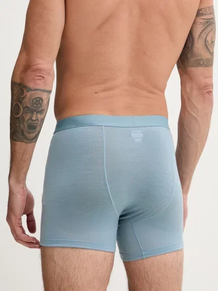 Icebreaker bokserki funkcyjne z dodatkiem merino Mer Cool-Lite Anatomica niebieskie