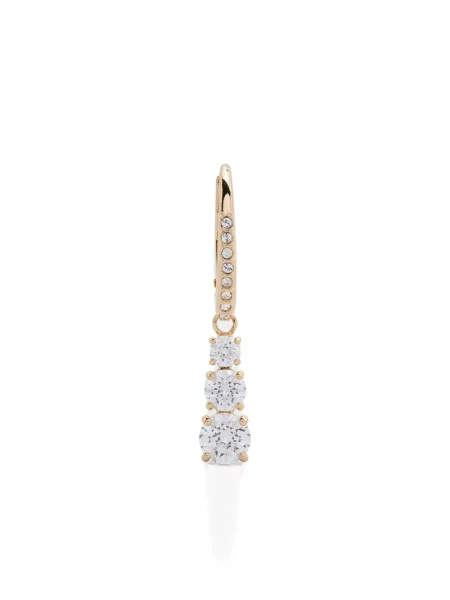 Cercei Swarovski auriu