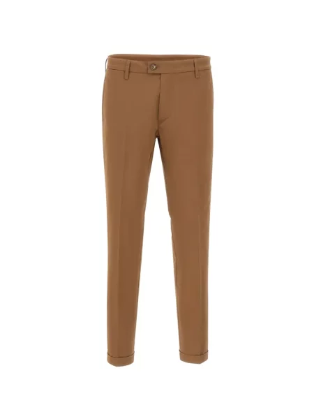 Pantaloni chino Re-hash maro