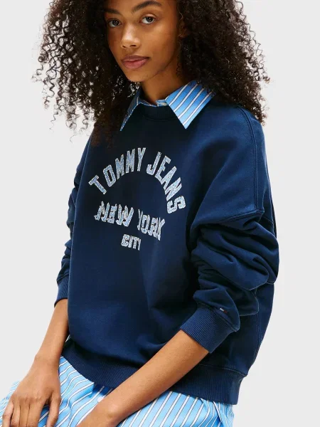 Світшот Tommy Jeans синій