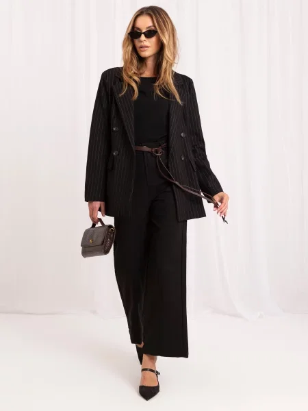 Hlače Italy Moda crna