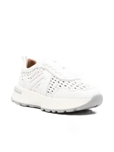 Sneakerși Alexander Smith din piele alb