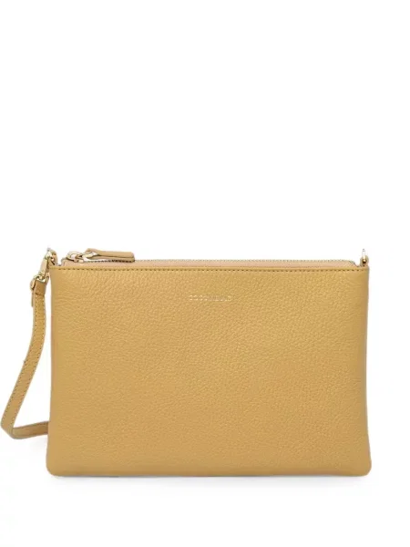 Geanta crossbody Coccinelle din piele galben