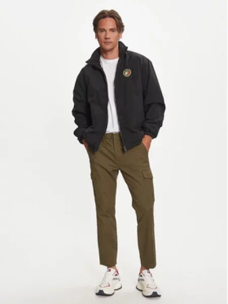 Tommy Jeans Bunda pro přechodné období černá