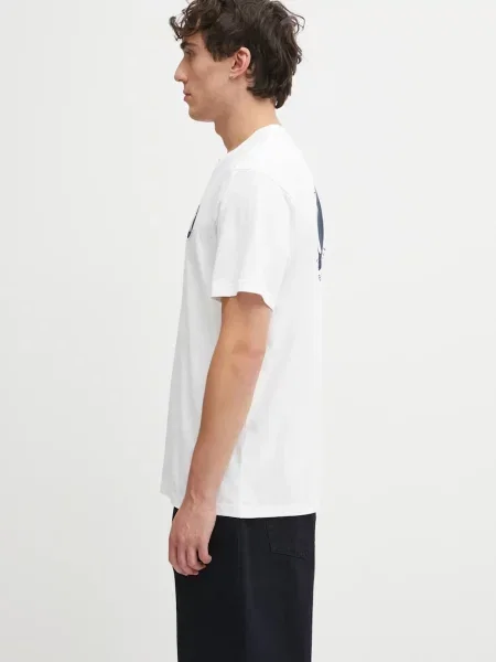 Sporty & Rich t-shirt World Series z nadrukiem biały