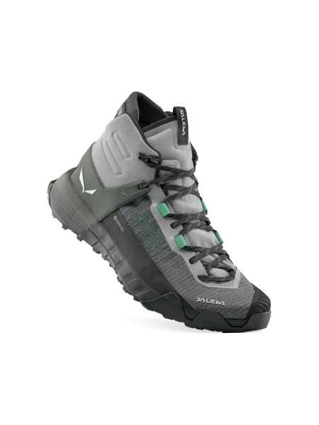 Pánske nástupové topánky Salewa Wildfire Nxt Mid GTX alloy / dark olive khaki