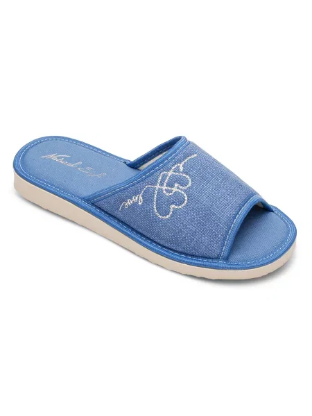 Papuci Natural Style albastru