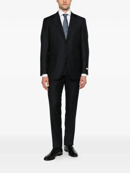 Costum Canali cu rever albastru