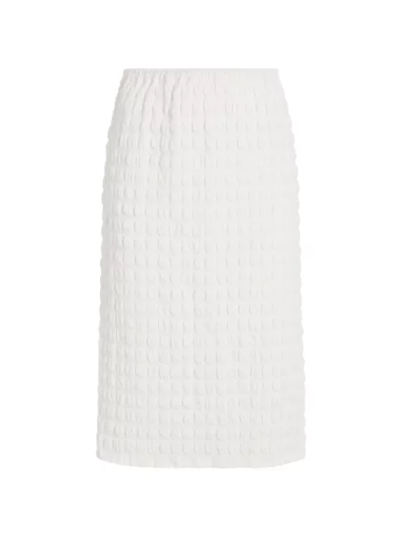 Fustă midi Proenza Schouler White Label până la genunchi alb