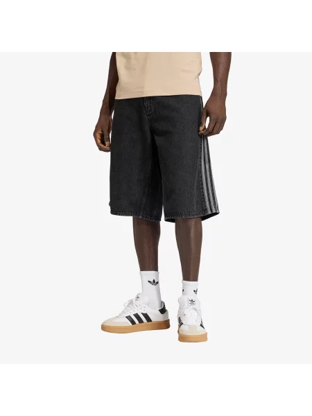 Džínové šortky Adidas Originals černé