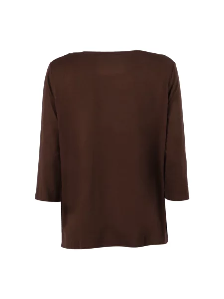 Sweter Majestic Filatures brązowy