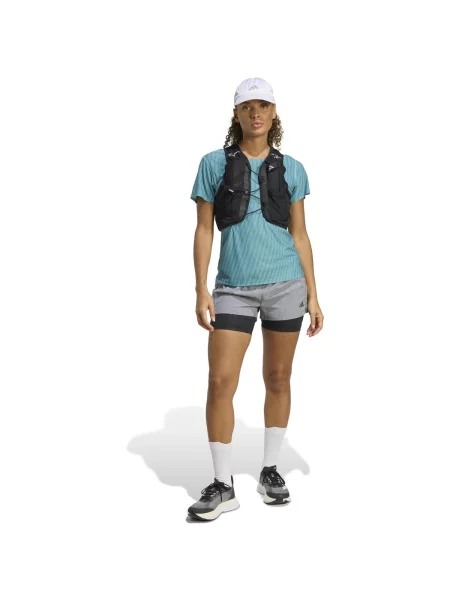 Futó mellény Adidas Performance fekete