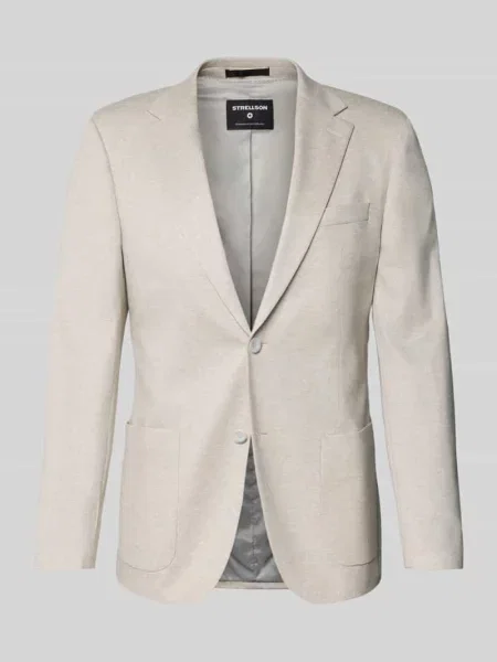 Marynarka garniturowa z mieszanki o kroju slim fit model 2' Strellson biała