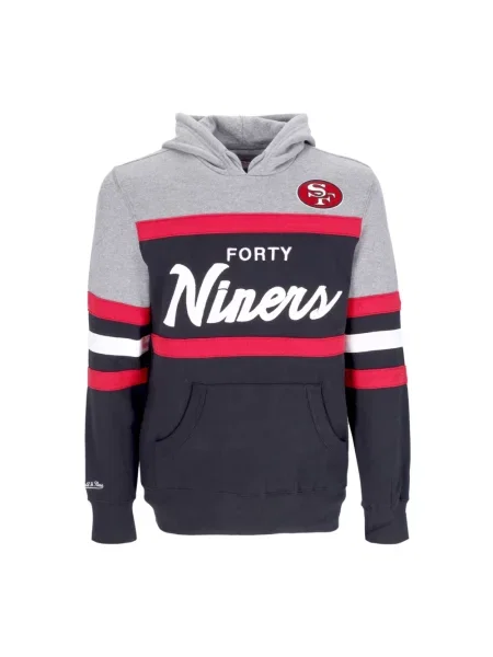 Bluza z kapturem Mitchell & Ness z kapturem czarna