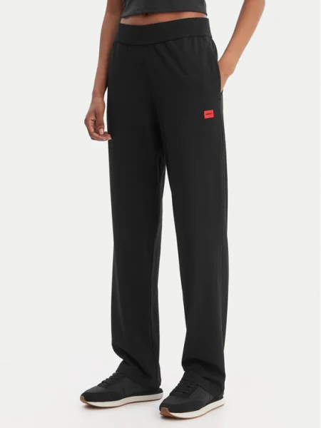 HUGO Pantaloni trening Signature negru