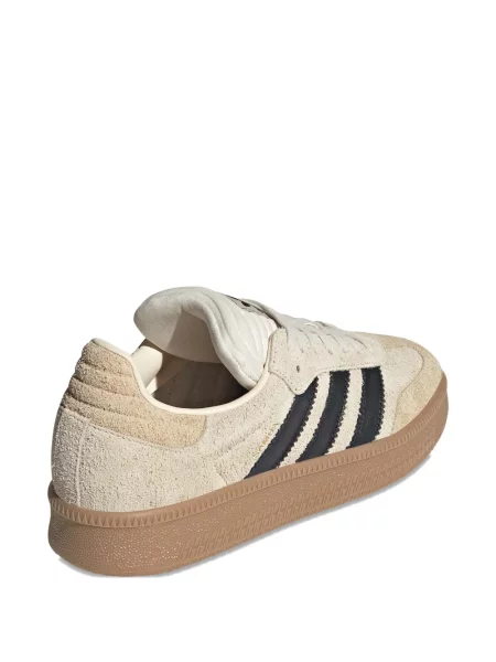 Sneakerși Adidas Samba cu dungi din piele de căprioară gri