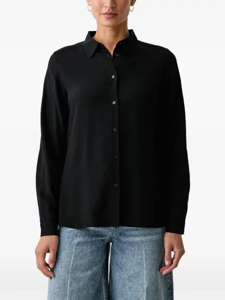 Lung cămașă Benetton negru