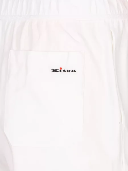 Pantaloni Kiton alb