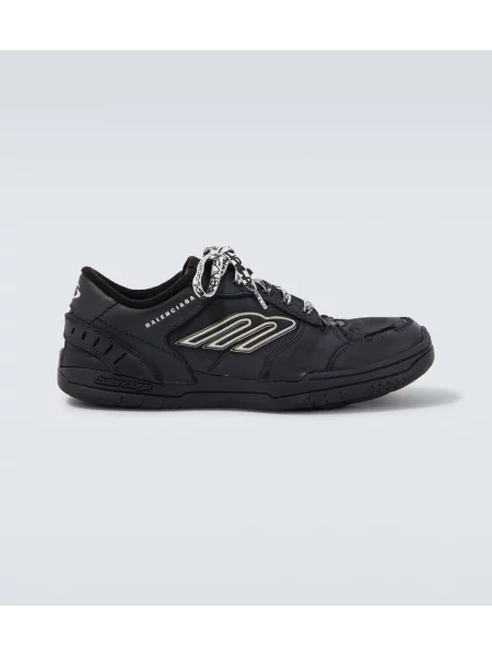 Sneakerși Balenciaga din piele negru