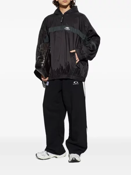 Ușor geacă Balenciaga cu imagine negru