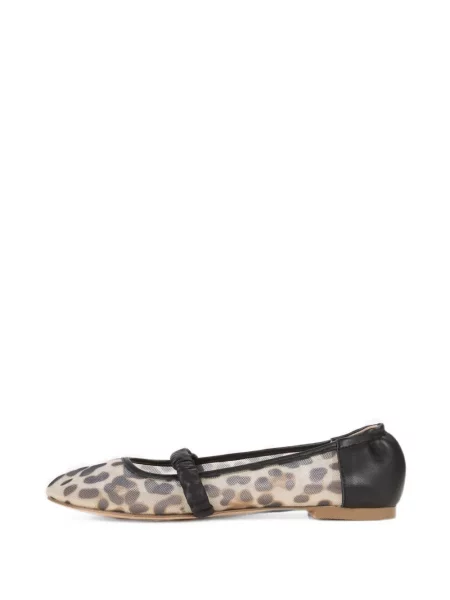 Balerini V°73 cu imagine cu model leopard cu bretele