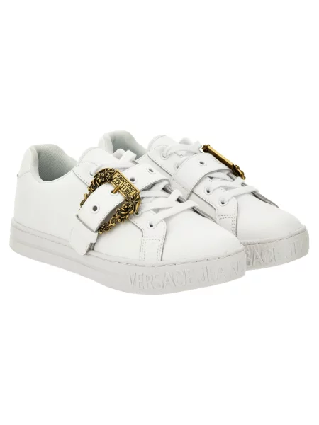 Sneakersy Versace skórzane białe