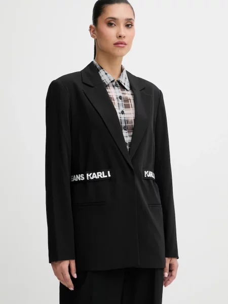 KARL LAGERFELD JEANS Sacou / alb negru