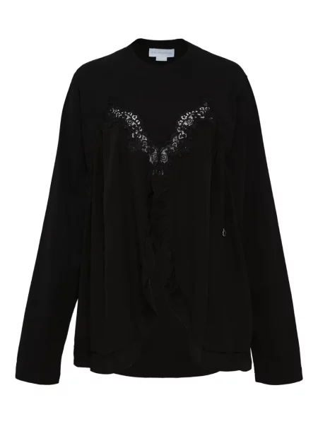 Pulover Stella Mccartney din dantelă negru